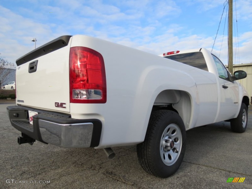 2013 Sierra 1500 Regular Cab - Summit White / Dark Titanium photo #6