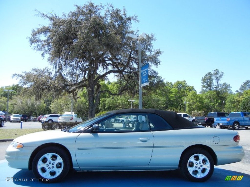 Light Cypress Green Metallic 2000 Chrysler Sebring JXi Convertible Exterior Photo #78891651