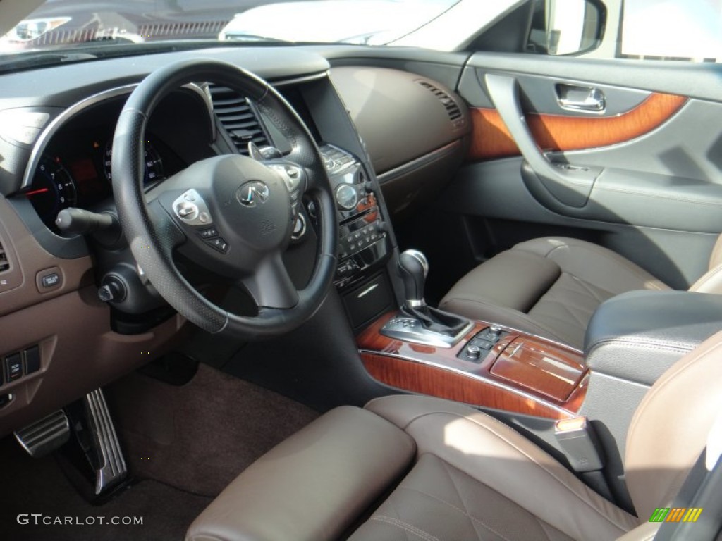 Chestnut Interior 2010 Infiniti FX 50 S AWD Photo #78891657