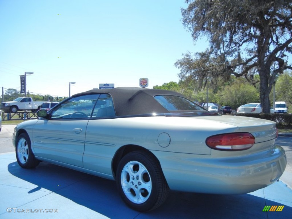 2000 Sebring JXi Convertible - Light Cypress Green Metallic / Camel photo #3