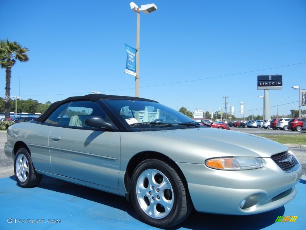 Light Cypress Green Metallic 2000 Chrysler Sebring JXi Convertible Exterior Photo #78891741