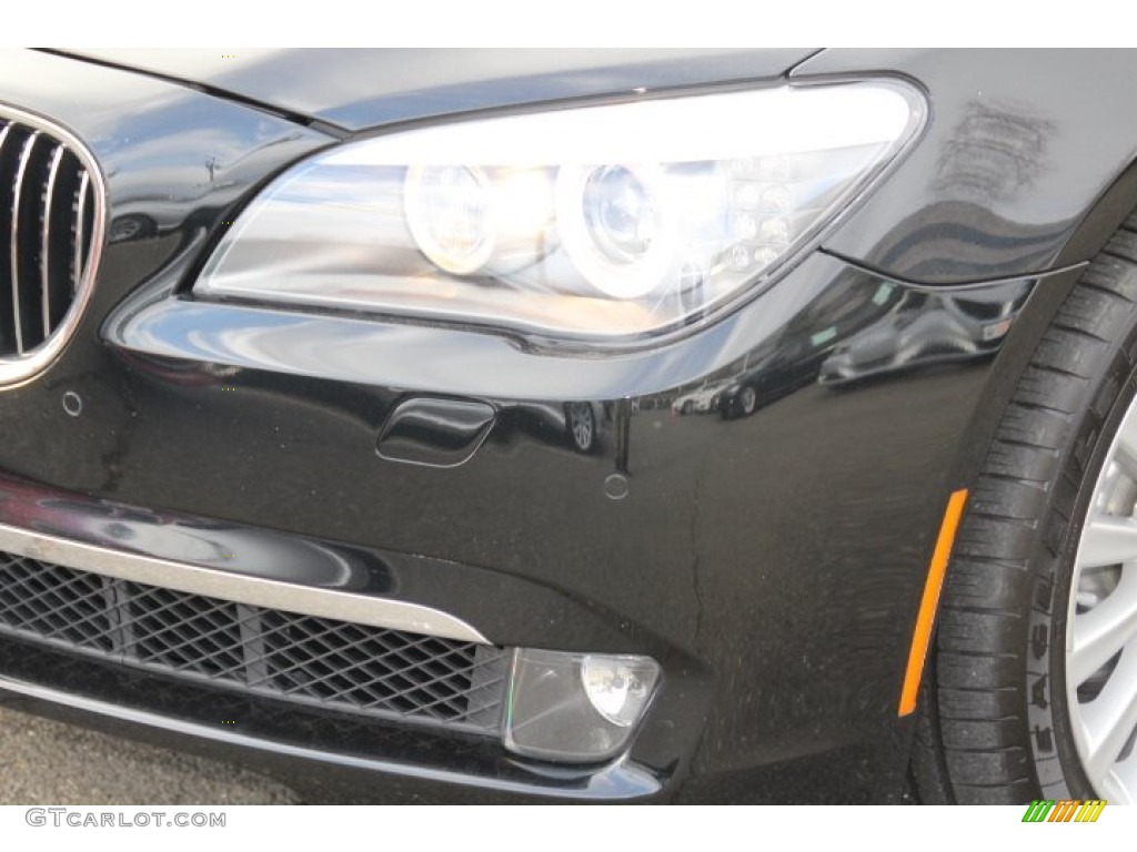2012 7 Series 750i xDrive Sedan - Black Sapphire Metallic / Saddle/Black photo #31