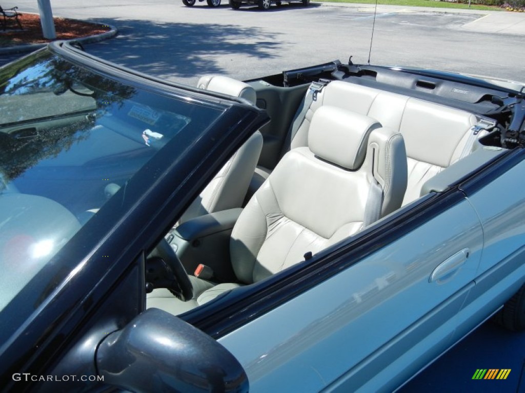2000 Sebring JXi Convertible - Light Cypress Green Metallic / Camel photo #9