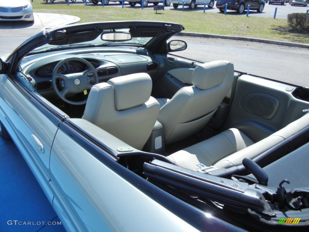2000 Sebring JXi Convertible - Light Cypress Green Metallic / Camel photo #10