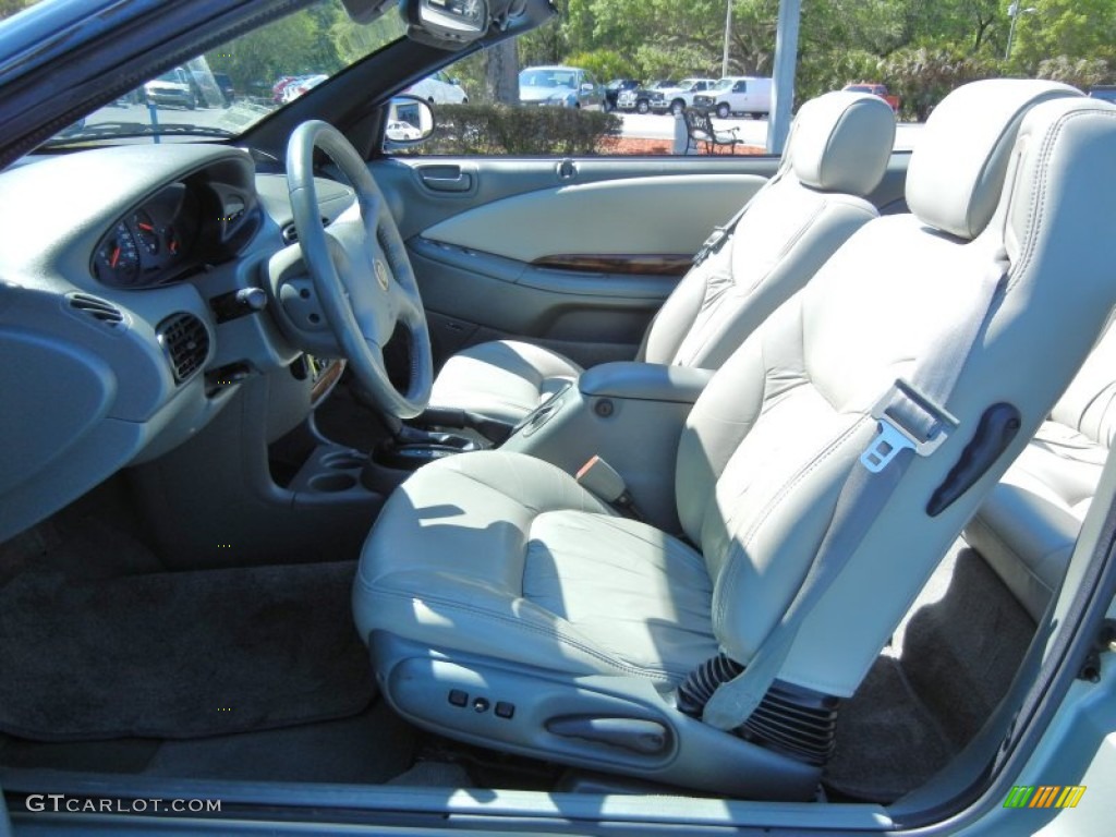 2000 Sebring JXi Convertible - Light Cypress Green Metallic / Camel photo #15