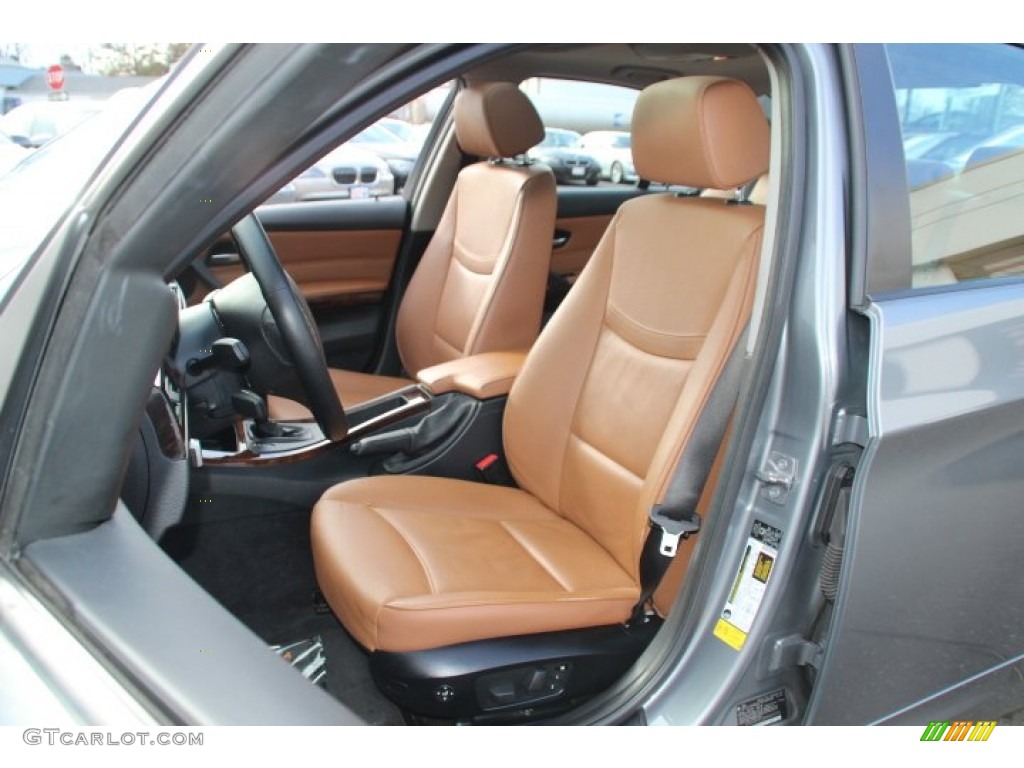 2010 3 Series 328i xDrive Sedan - Space Gray Metallic / Saddle Brown Dakota Leather photo #12