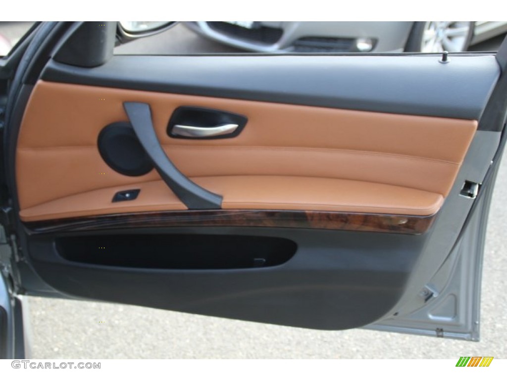 2010 3 Series 328i xDrive Sedan - Space Gray Metallic / Saddle Brown Dakota Leather photo #23
