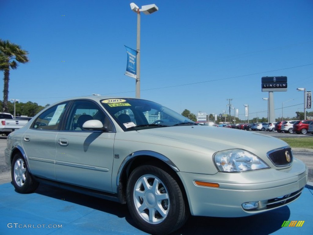 2003 Sable LS Premium Sedan - Gold Ash Metallic / Medium Graphite photo #7