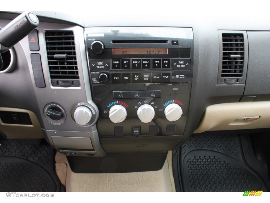 2010 Tundra Double Cab 4x4 - Black / Sand Beige photo #14