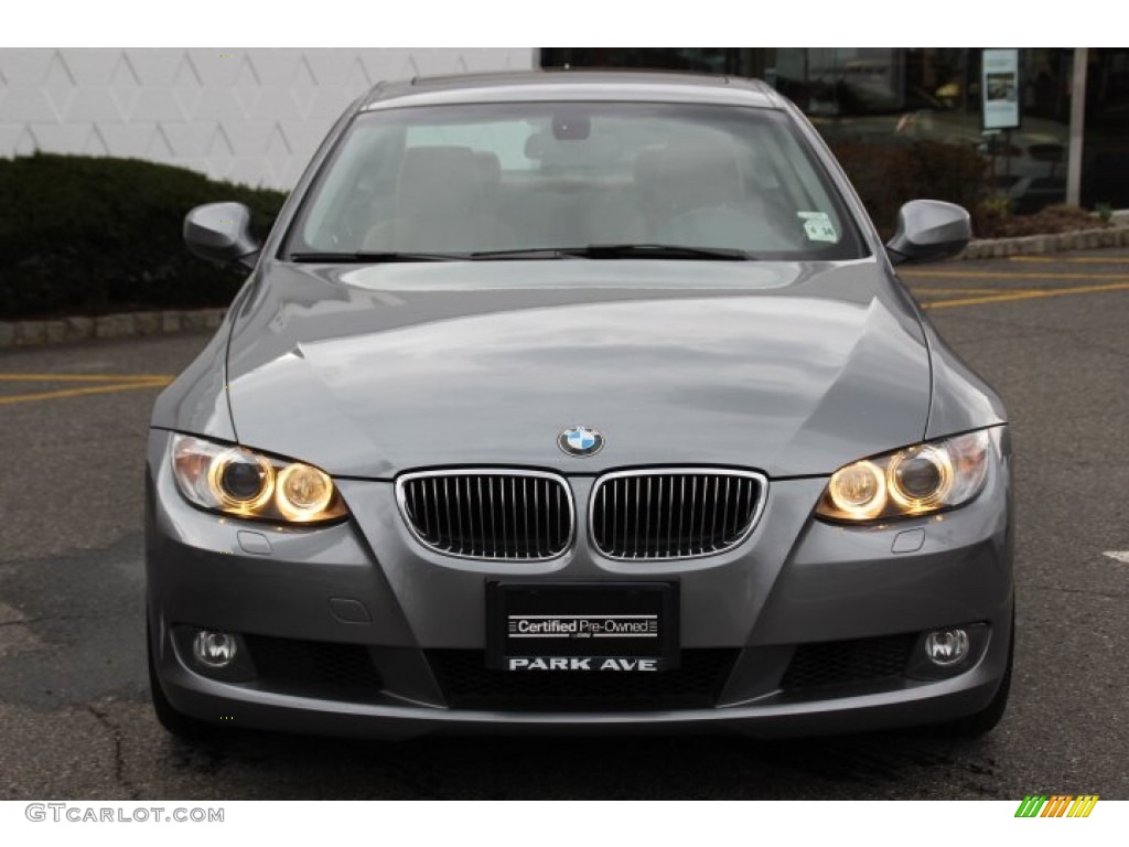 2010 3 Series 328i xDrive Coupe - Space Gray Metallic / Saddle Brown Dakota Leather photo #2