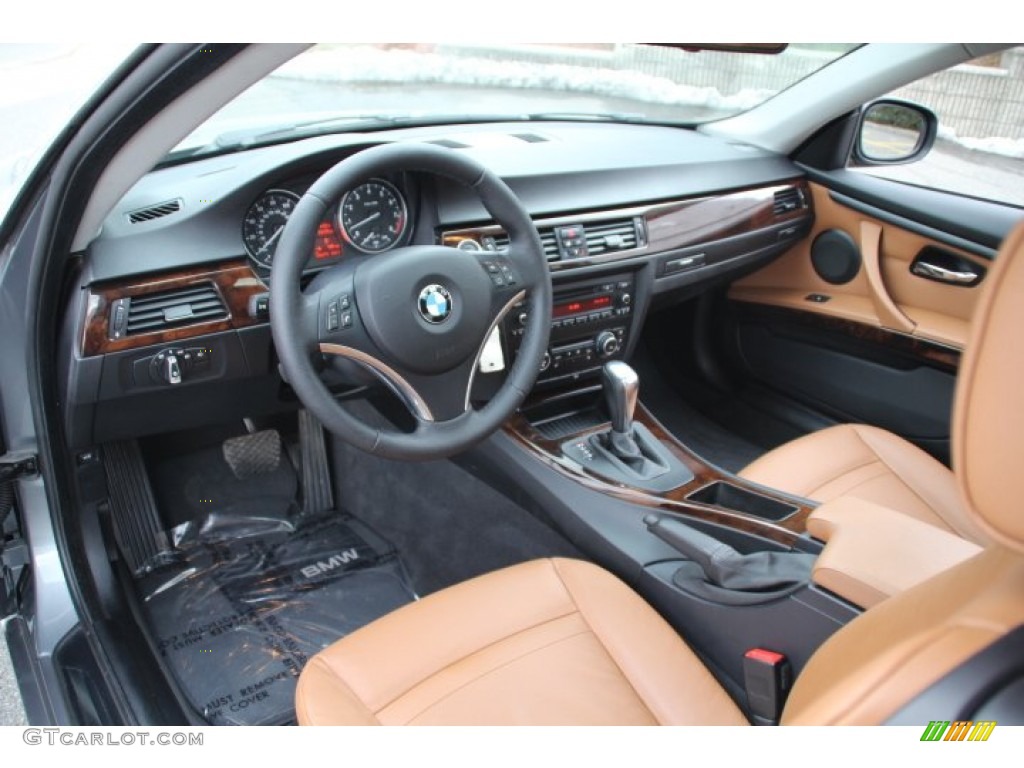 2010 3 Series 328i xDrive Coupe - Space Gray Metallic / Saddle Brown Dakota Leather photo #10