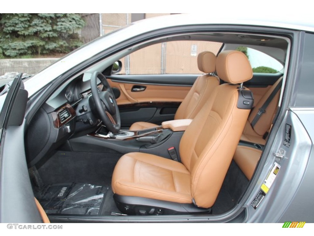 2010 3 Series 328i xDrive Coupe - Space Gray Metallic / Saddle Brown Dakota Leather photo #11