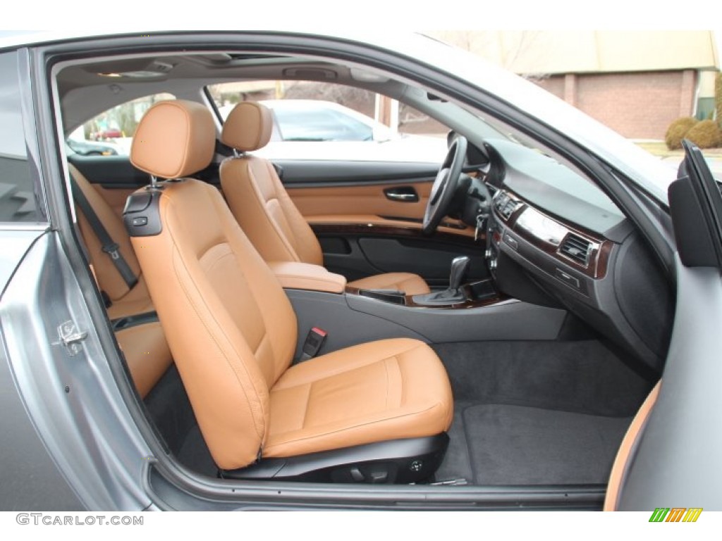 2010 3 Series 328i xDrive Coupe - Space Gray Metallic / Saddle Brown Dakota Leather photo #26