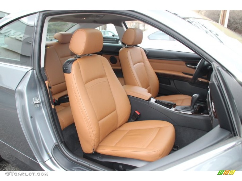 2010 3 Series 328i xDrive Coupe - Space Gray Metallic / Saddle Brown Dakota Leather photo #27