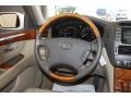 2005 Lexus LS Cashmere Interior Steering Wheel Photo