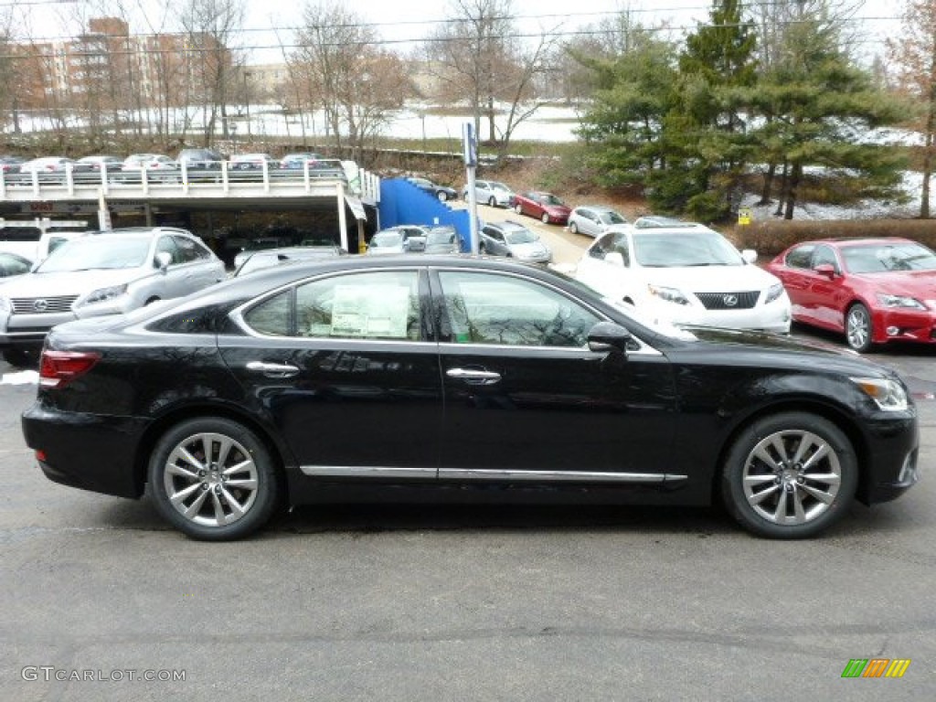 Obsidian Black 2013 Lexus LS 460 AWD Exterior Photo #78893807