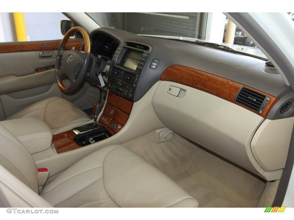 2005 Lexus LS 430 Sedan Cashmere Dashboard Photo #78893859