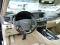 2013 Lexus LS Parchment/Brown Walnut Interior Interior Photo