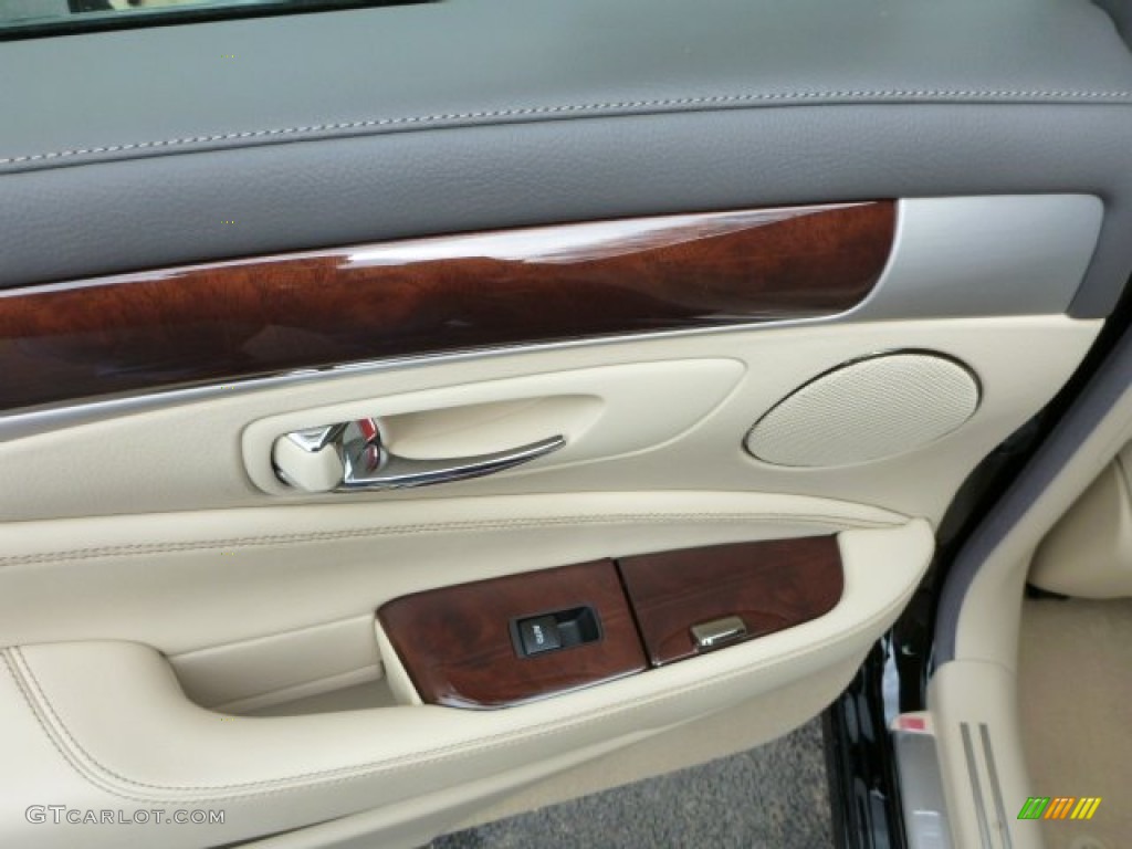 2013 Lexus LS 460 AWD Parchment/Brown Walnut Door Panel Photo #78893937