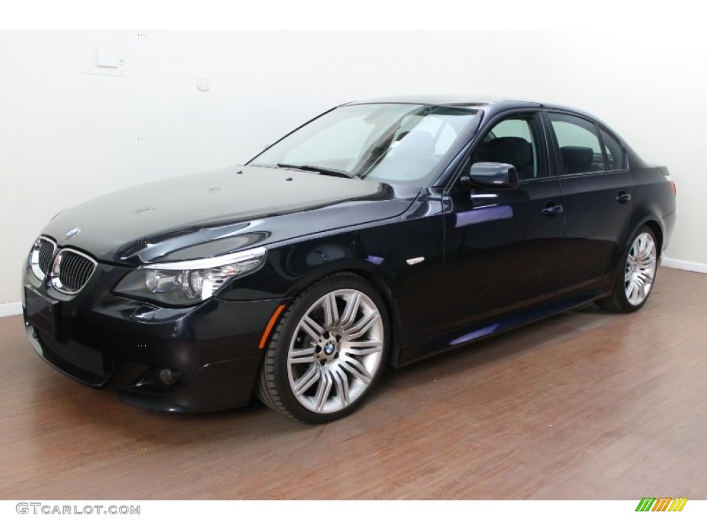Carbon Black Metallic 2008 BMW 5 Series 550i Sedan Exterior Photo #78894087