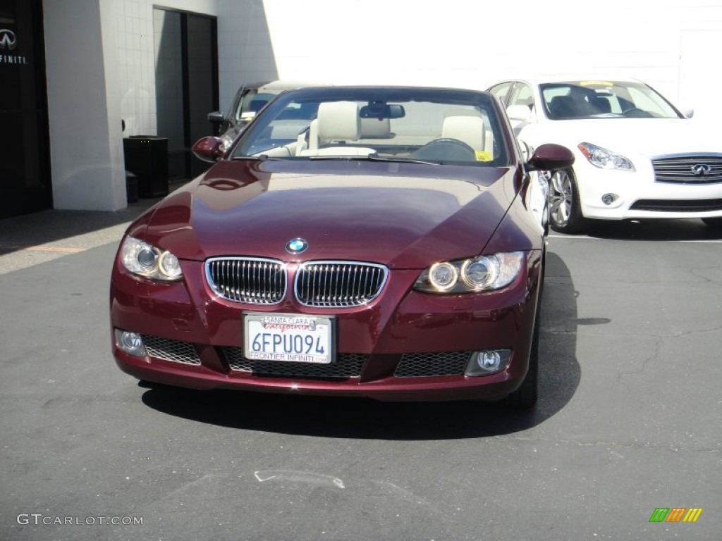 2008 3 Series 335i Convertible - Barbera Red Metallic / Cream Beige photo #2