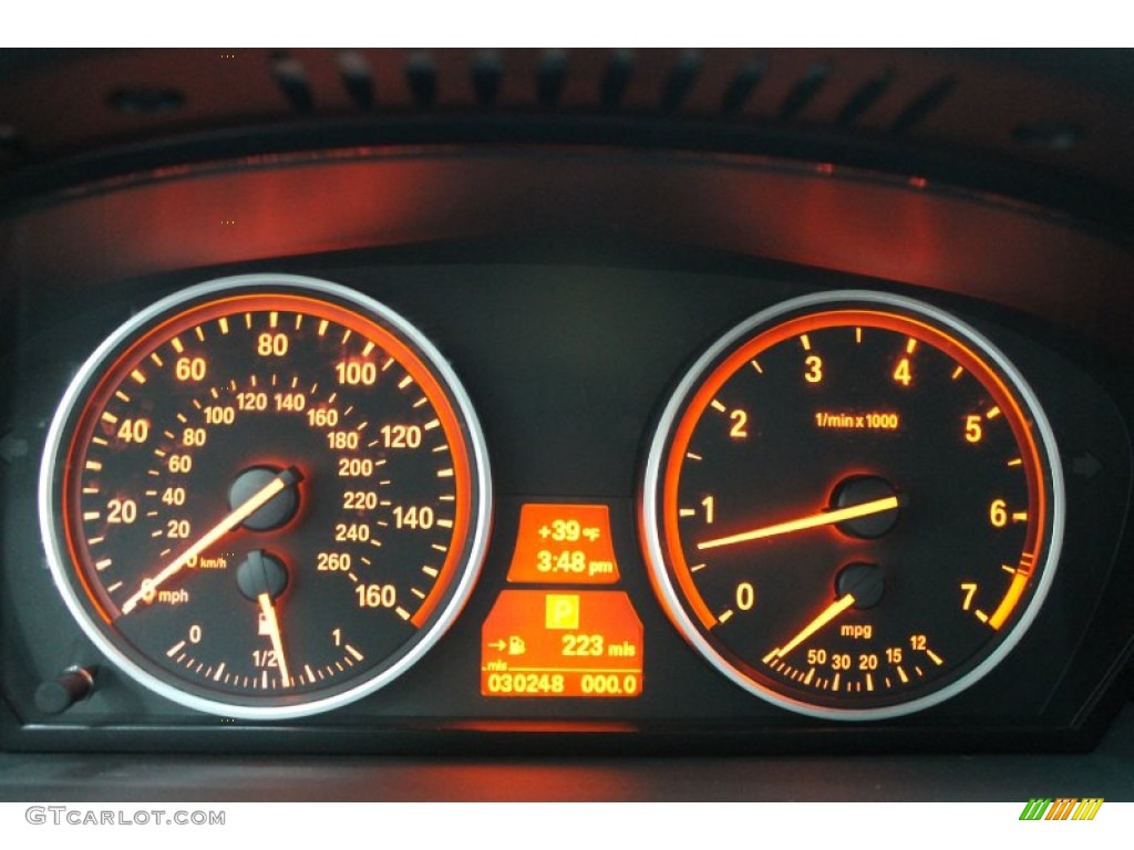 2008 BMW 5 Series 550i Sedan Gauges Photo #78894324