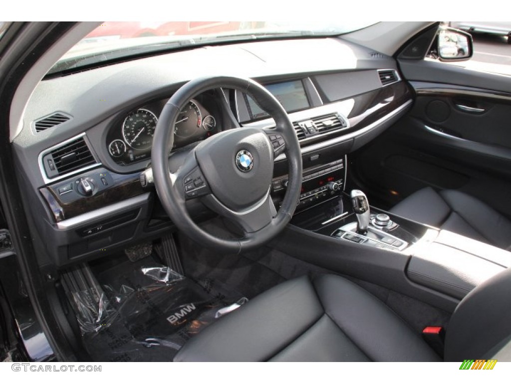 Black Interior 2010 BMW 5 Series 550i xDrive Gran Turismo Photo #78894354