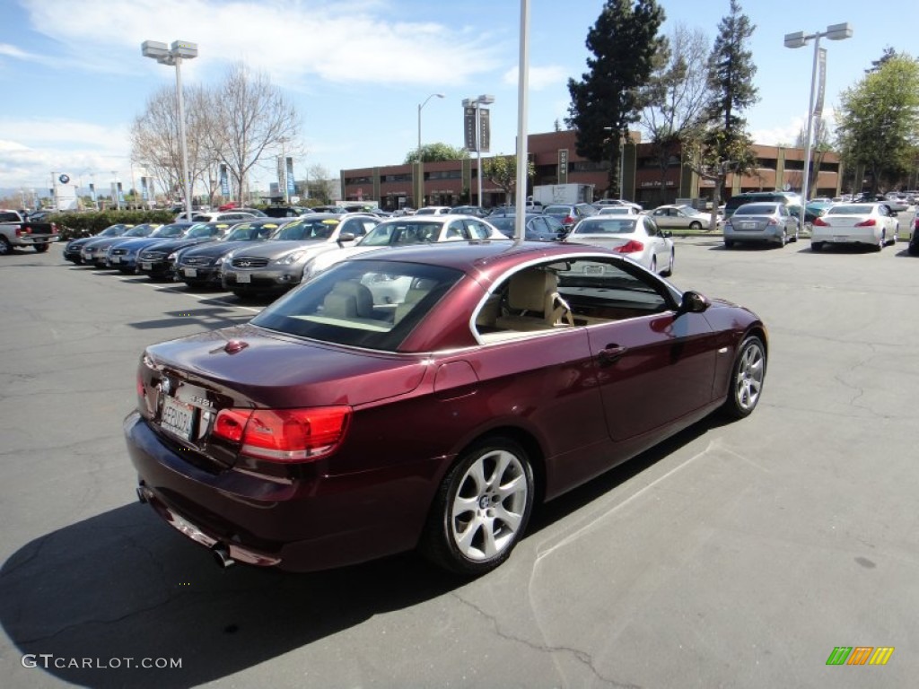 2008 3 Series 335i Convertible - Barbera Red Metallic / Cream Beige photo #13