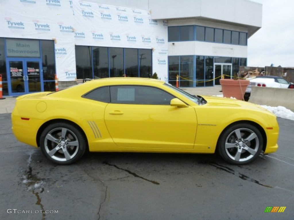 2010 Camaro SS Coupe - Rally Yellow / Black photo #2