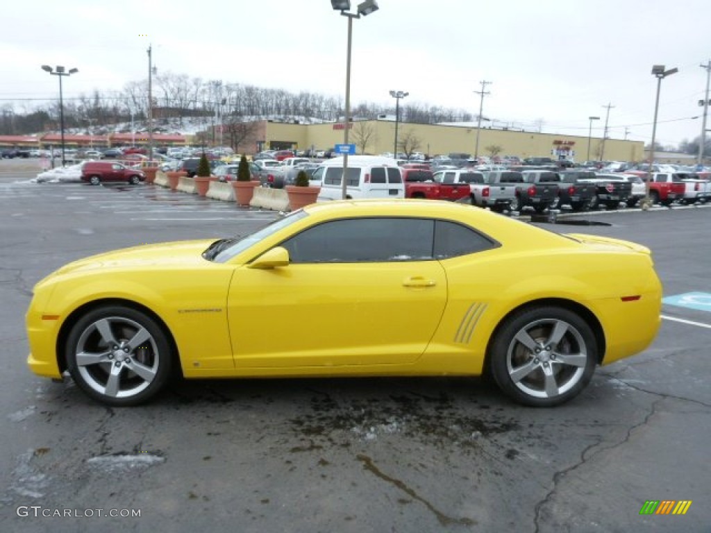 2010 Camaro SS Coupe - Rally Yellow / Black photo #6