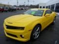 2010 Rally Yellow Chevrolet Camaro SS Coupe  photo #7