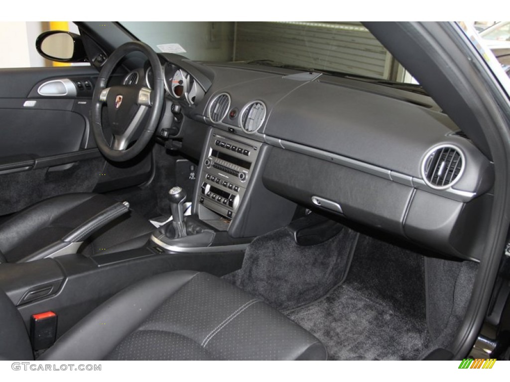 2007 Porsche Cayman S Black Dashboard Photo #78895168