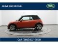 2006 Hot Orange Metallic Mini Cooper S Convertible  photo #2