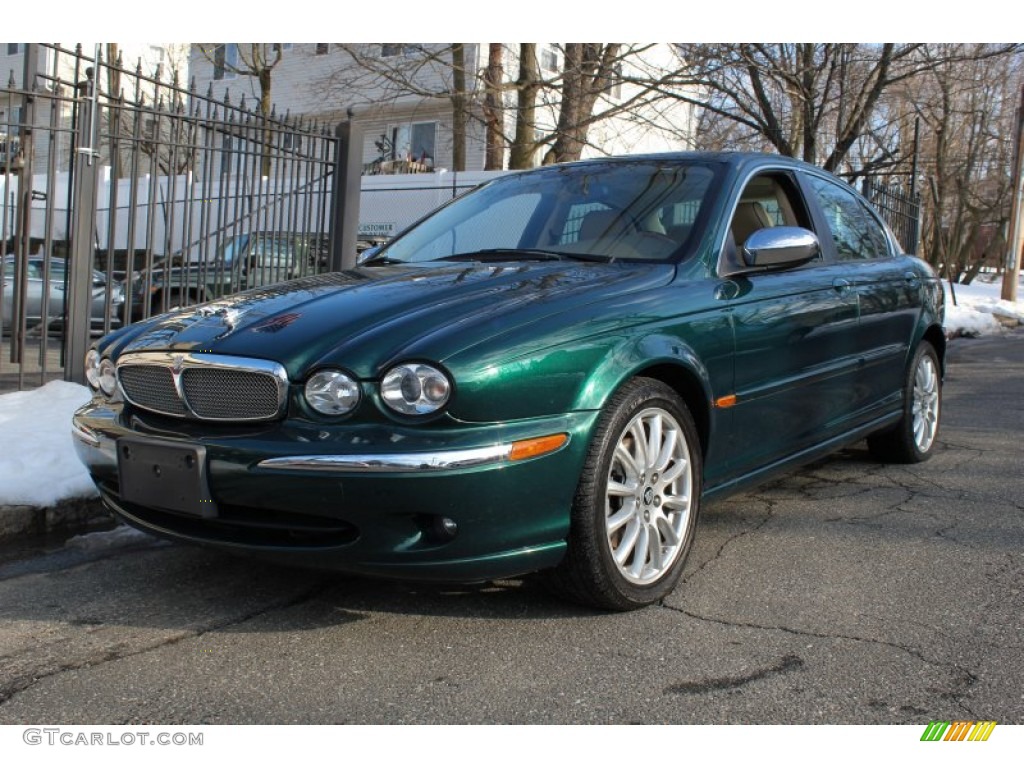 Emerald Fire Metallic 2008 Jaguar X-Type 3.0 Sedan Exterior Photo #78895833
