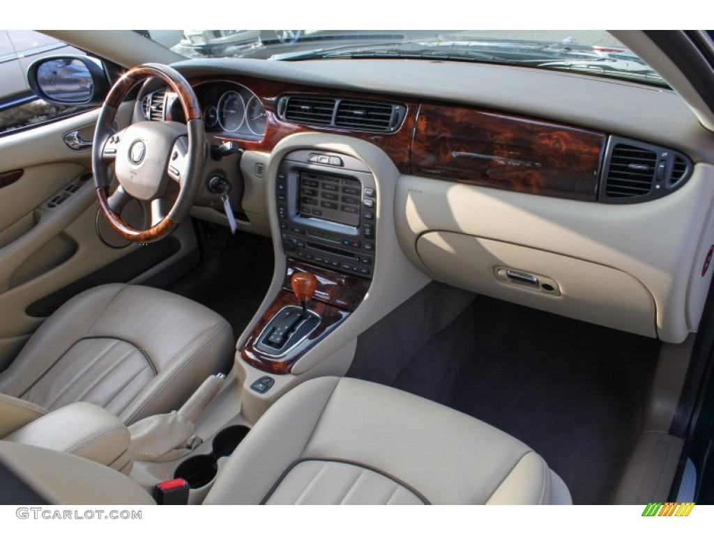 2008 Jaguar X-Type 3.0 Sedan Ivory Dashboard Photo #78896054
