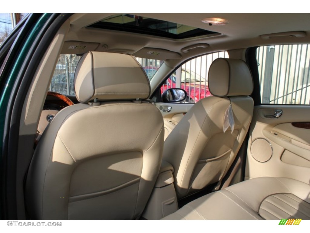 2008 X-Type 3.0 Sedan - Emerald Fire Metallic / Ivory photo #17