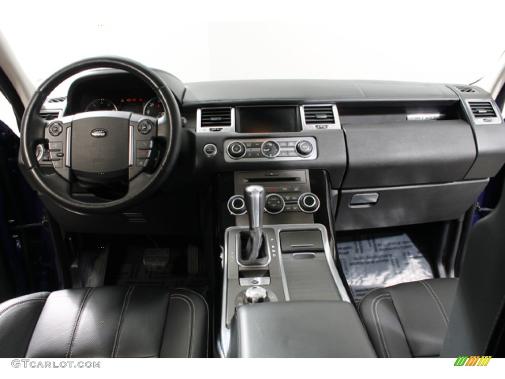 2010 Land Rover Range Rover Sport Supercharged Ebony/Lunar Stitching Dashboard Photo #78896463