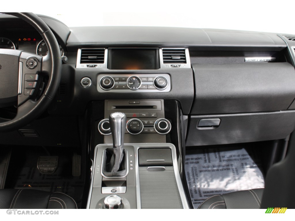 2010 Land Rover Range Rover Sport Supercharged Ebony/Lunar Stitching Dashboard Photo #78896538