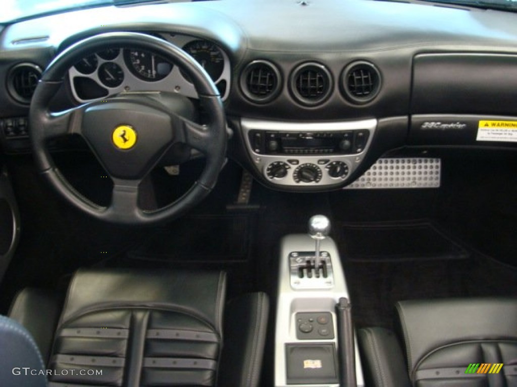 2004 Ferrari 360 Spider Black Dashboard Photo #78896784