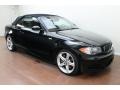 2008 Jet Black BMW 1 Series 135i Convertible  photo #4