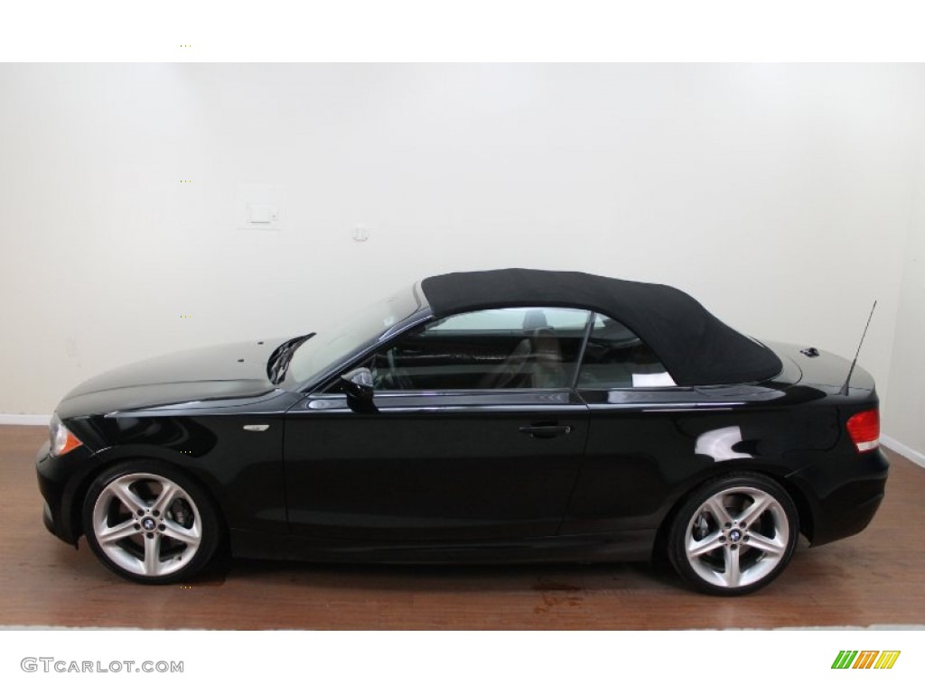 2008 1 Series 135i Convertible - Jet Black / Terracotta Boston Leather photo #12