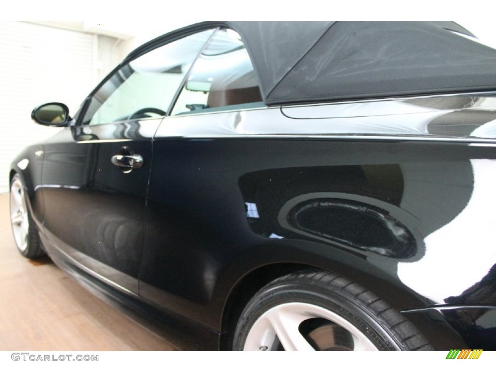 2008 1 Series 135i Convertible - Jet Black / Terracotta Boston Leather photo #15