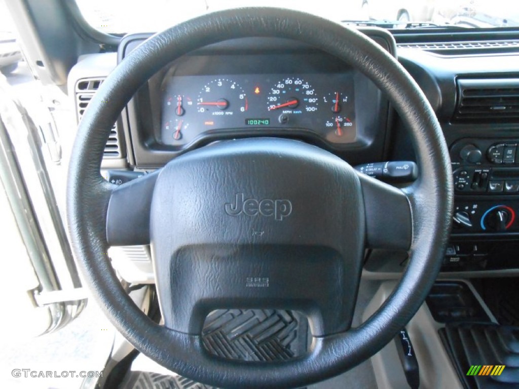 2004 Wrangler Sport 4x4 - Shale Green Metallic / Khaki photo #24