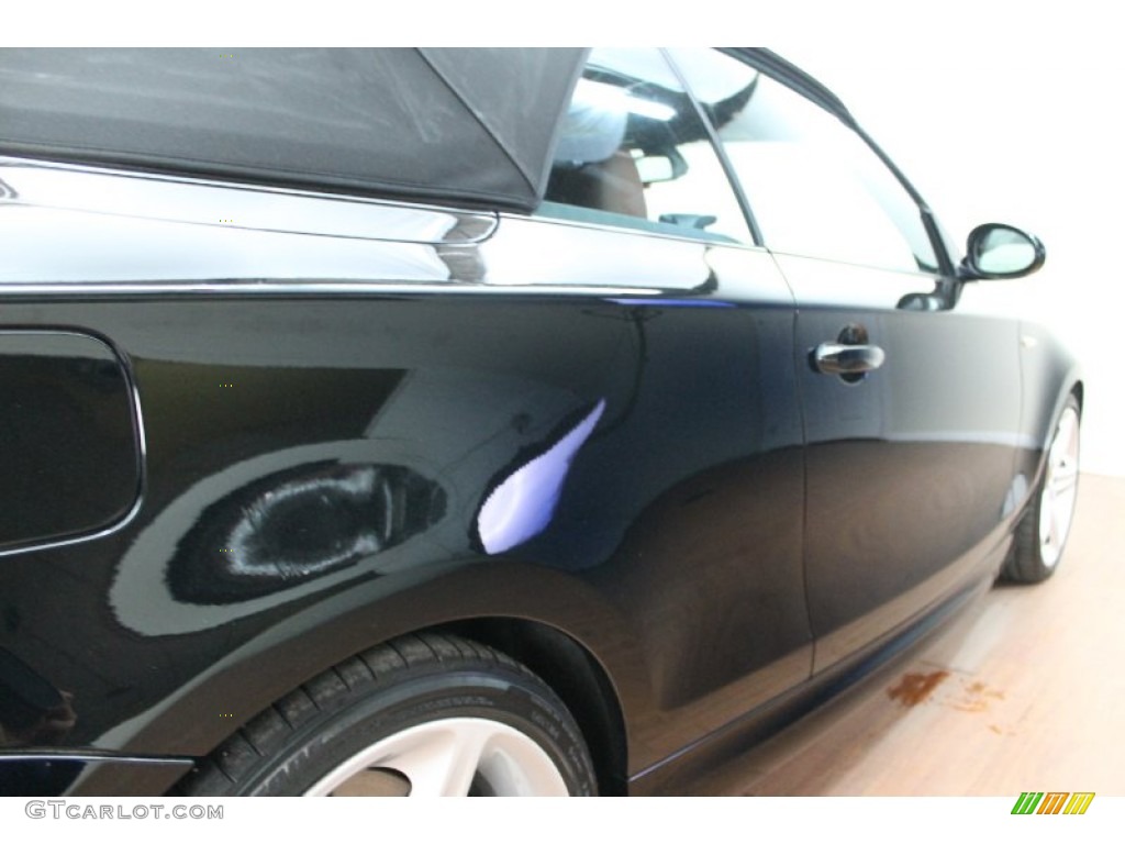 2008 1 Series 135i Convertible - Jet Black / Terracotta Boston Leather photo #16