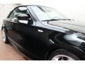 2008 Jet Black BMW 1 Series 135i Convertible  photo #17