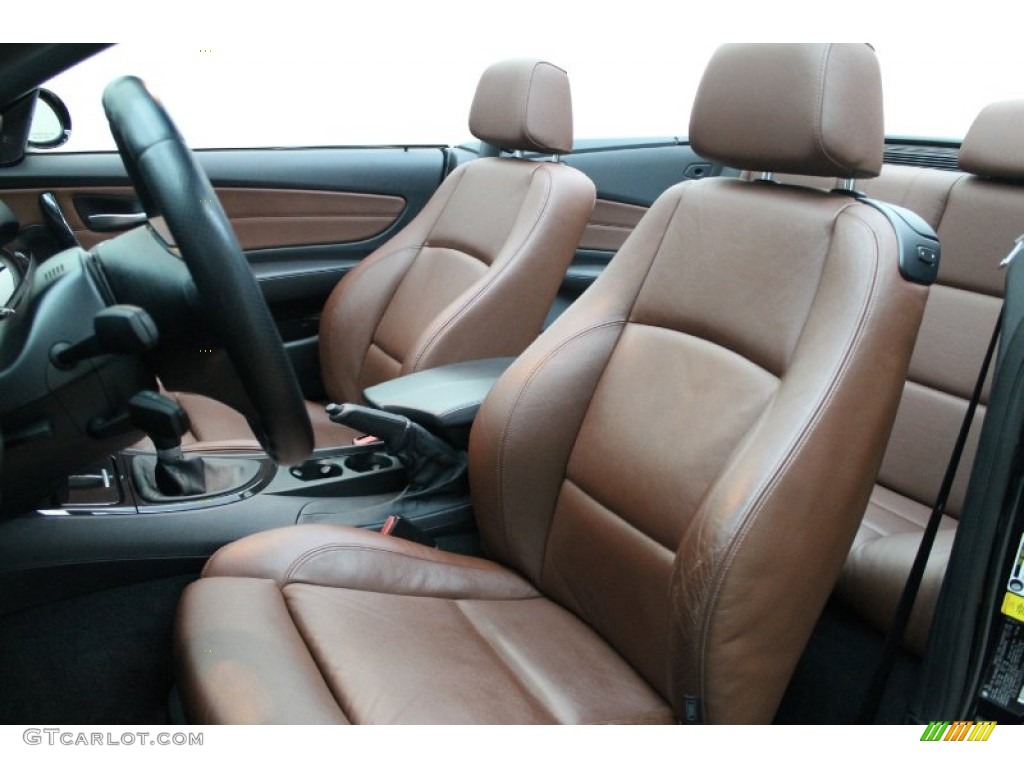 2008 1 Series 135i Convertible - Jet Black / Terracotta Boston Leather photo #25