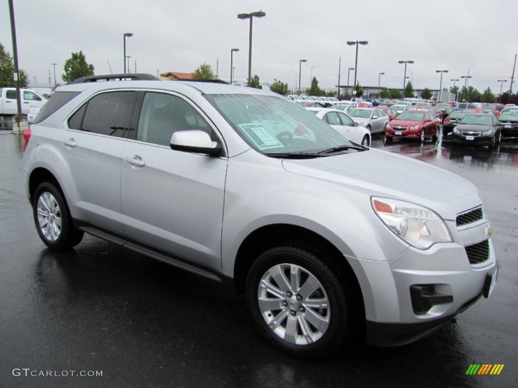 Silver Ice Metallic 2010 Chevrolet Equinox LT AWD Exterior Photo #78897939