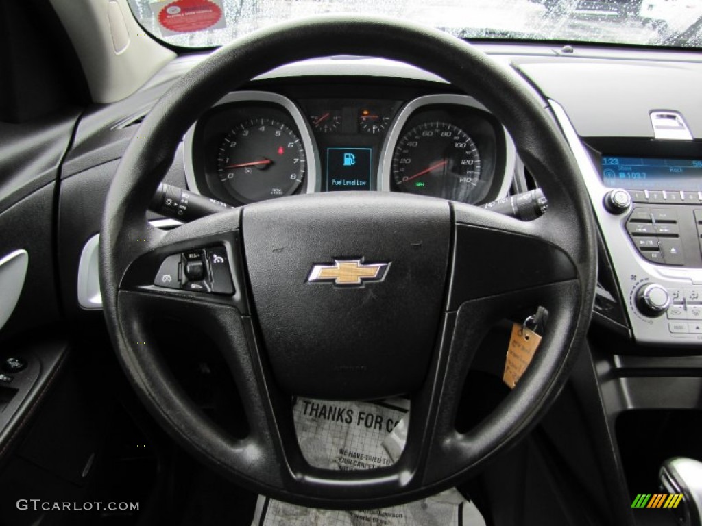 2010 Chevrolet Equinox LT AWD Jet Black Steering Wheel Photo #78898113