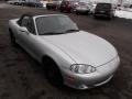 2002 Sunlight Silver Metallic Mazda MX-5 Miata LS Roadster  photo #4