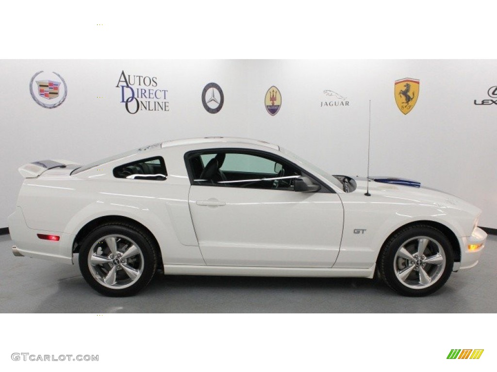 2007 Mustang GT Premium Coupe - Performance White / Dark Charcoal photo #3